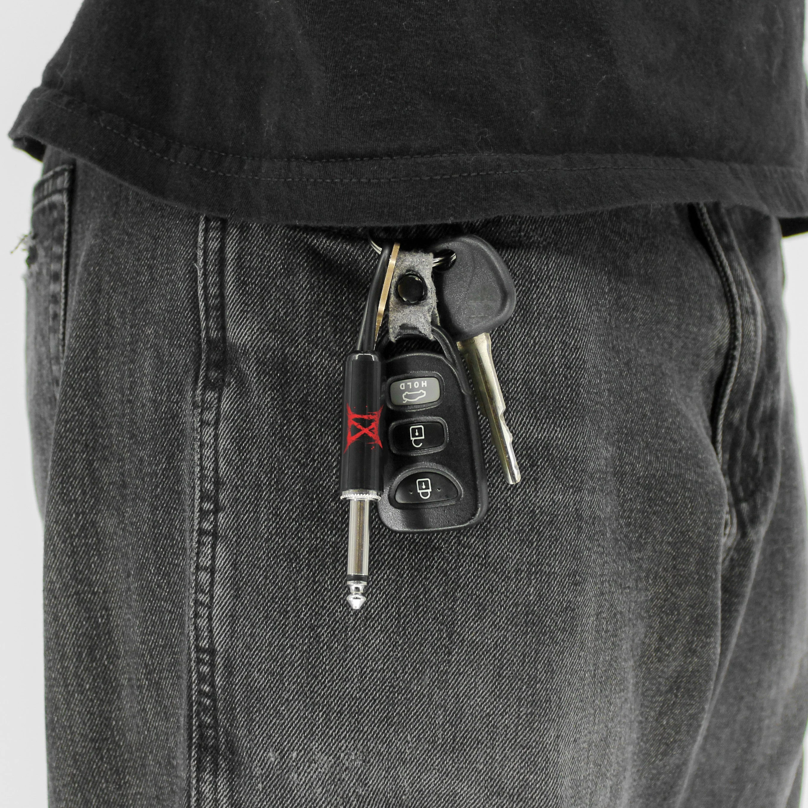 ICE NINE KILLS IX GUITAR PLUG KEYCHAIN - Image 2