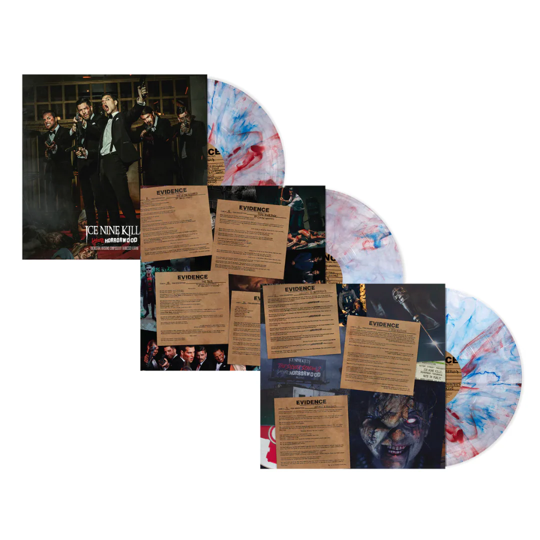 ICE NINE KILLS 'WELCOME TO HORRORWOOD: UNDER FIRE' 3LP BOX SET - DELUXE - RED/WHITE/BLUE/SWIRL - Image 2
