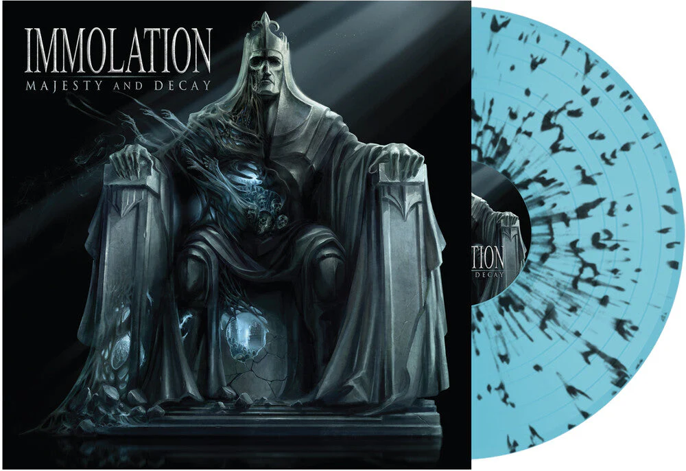 IMMOLATION 'MAJESTY AND DECAY' LP - BLUE/BLACK/SPLATTER