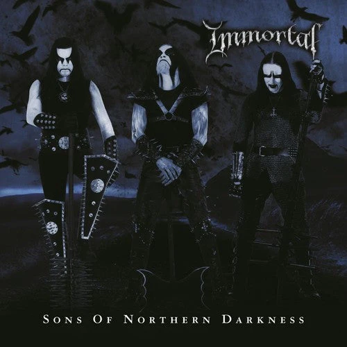 IMMORTAL 'SONS OF NORTHERN DARKNESS' 2LP - CLEAR/BLUE/SWIRL - Image 2
