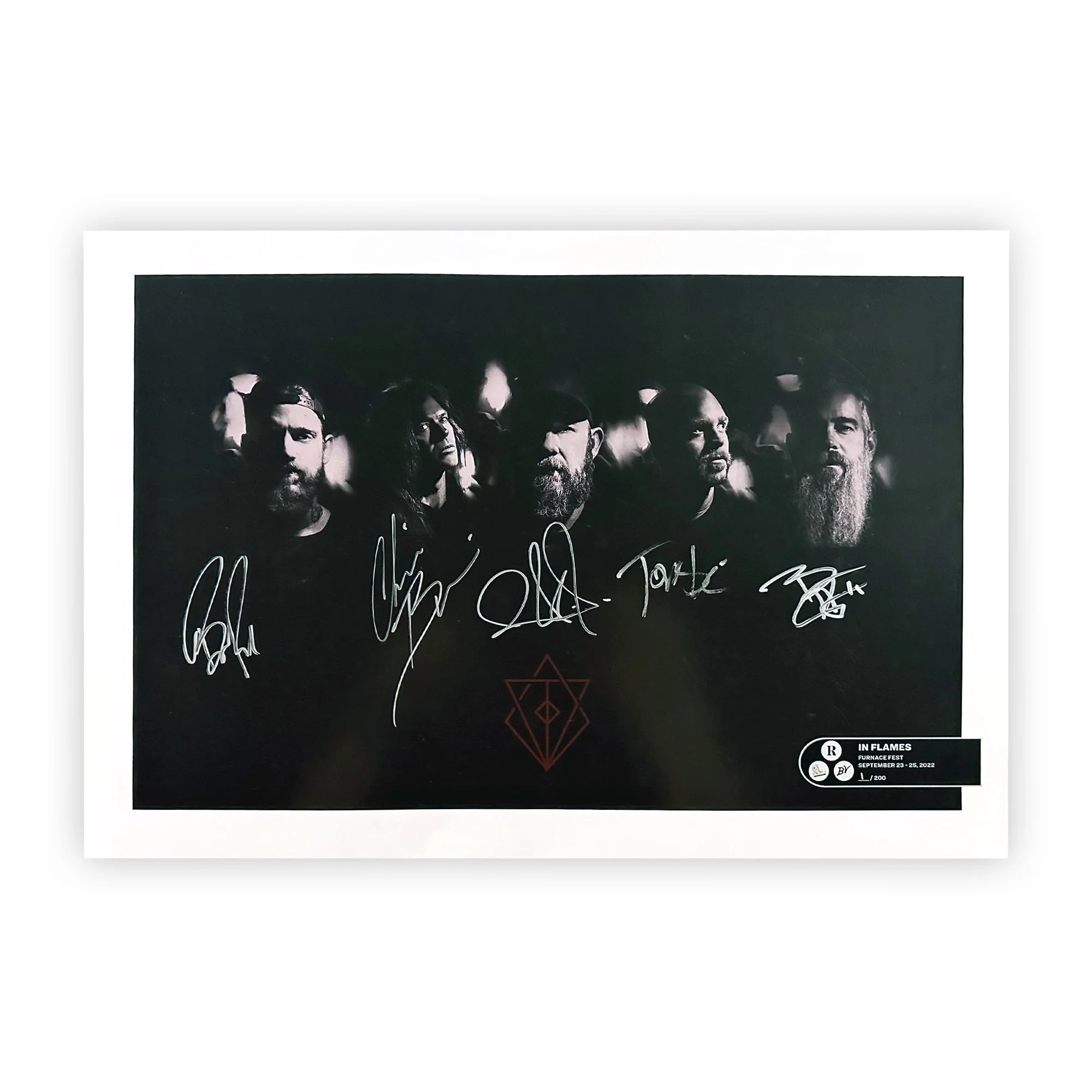 IN FLAMES x FURNACE FEST 2022 LIMITED EDITON NUMBERED PRINTS