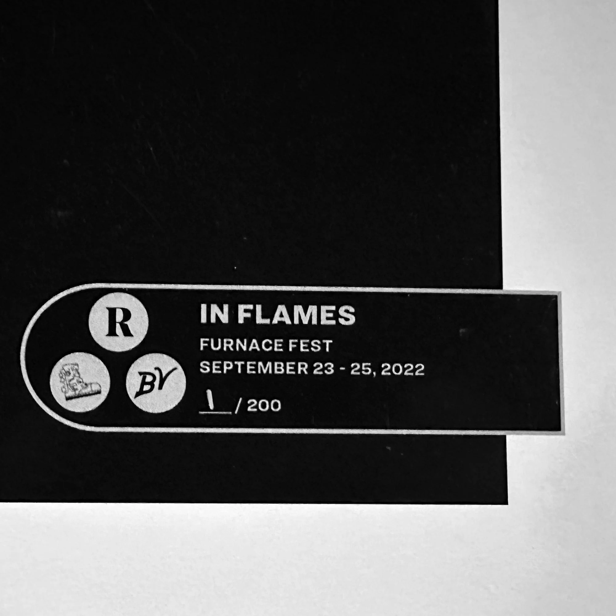 IN FLAMES x FURNACE FEST 2022 LIMITED EDITON NUMBERED PRINTS - Image 2