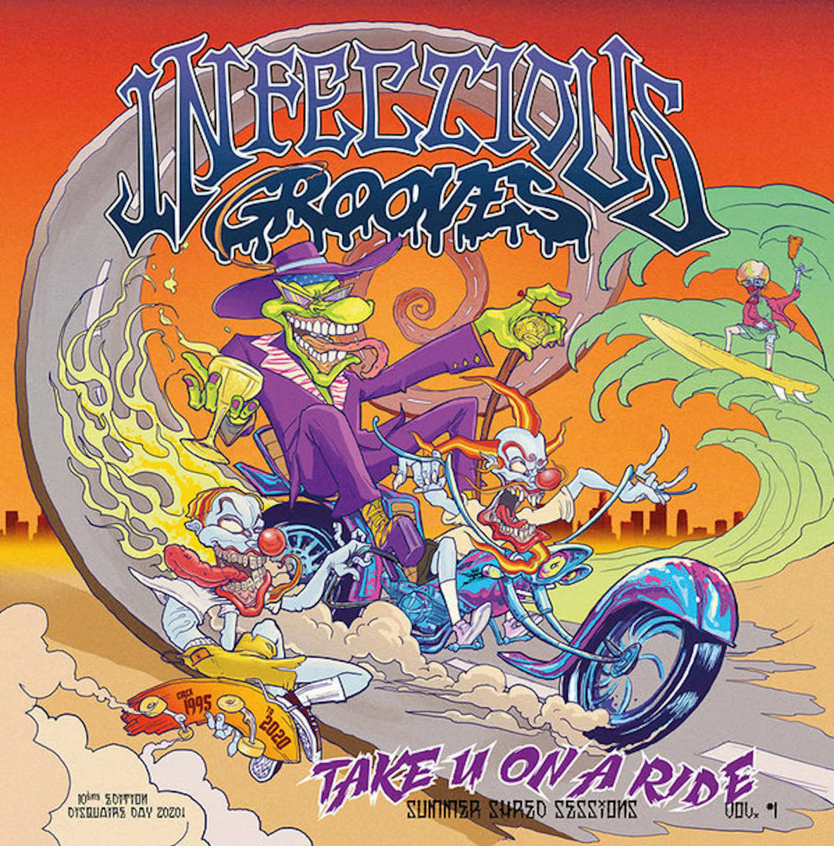 INFECTIOUS GROOVES 'TAKE U ON A RIDE' 12" EP - Image 2