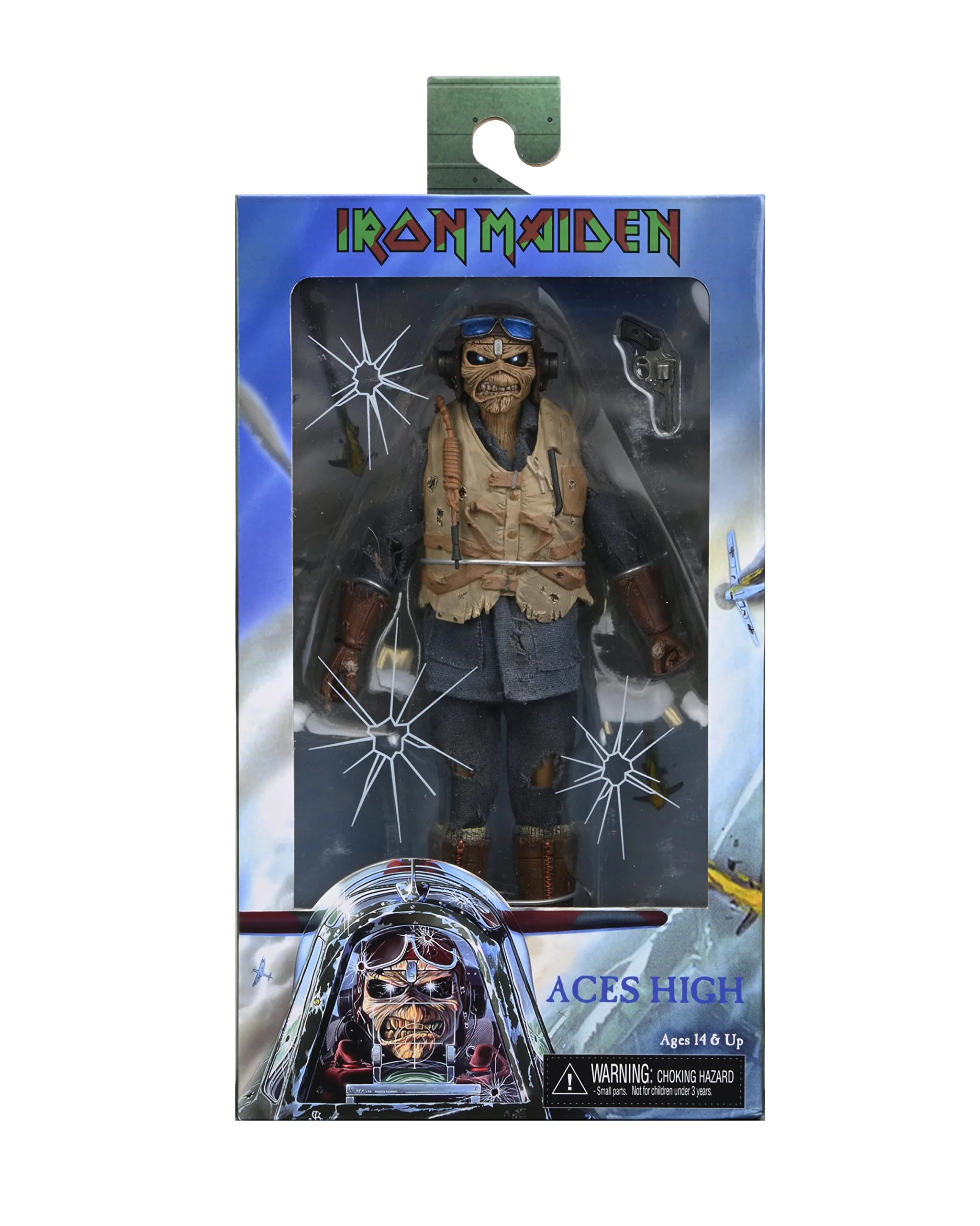 IRON MAIDEN - ACES HIGH EDDIE - 8" NECA CLOTHED FIGURE - Image 2