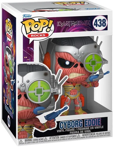 IRON MAIDEN CYBORG EDDIE FUNKO POP! ROCKS FIGURE - Image 2