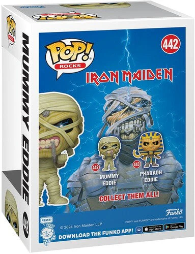 IRON MAIDEN (EDDIE MUMMY) POWERSLAVE FUNKO POP! ROCKS FIGURE - Image 3
