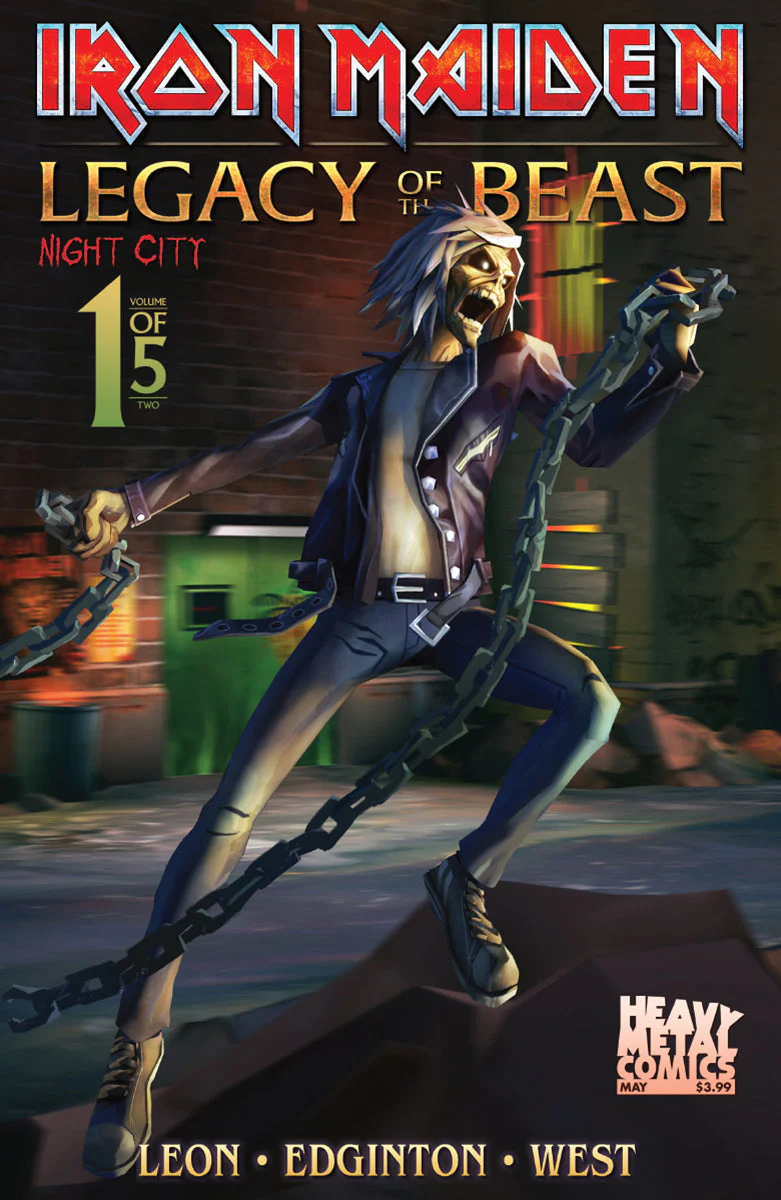 IRON MAIDEN LEGACY O/T BEAST VOL 2 NIGHT CITY #1 (COVER B CASAS) COMIC BOOK