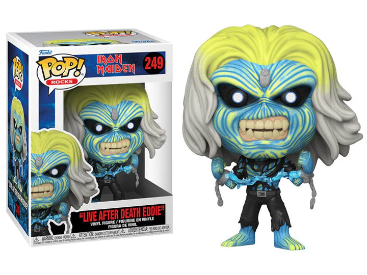 IRON MAIDEN LIVE AFTER DEATH SKELETON EDDIE FUNKO POP! ROCKS FIGURE - Image 2
