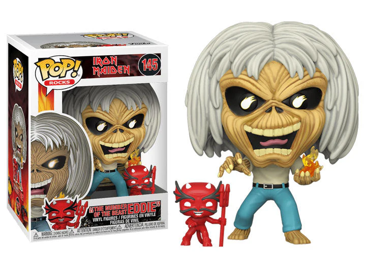 IRON MAIDEN NUMBER OF THE BEAST SKELETON EDDIE FUNKO POP! ROCKS FIGURE - Image 2