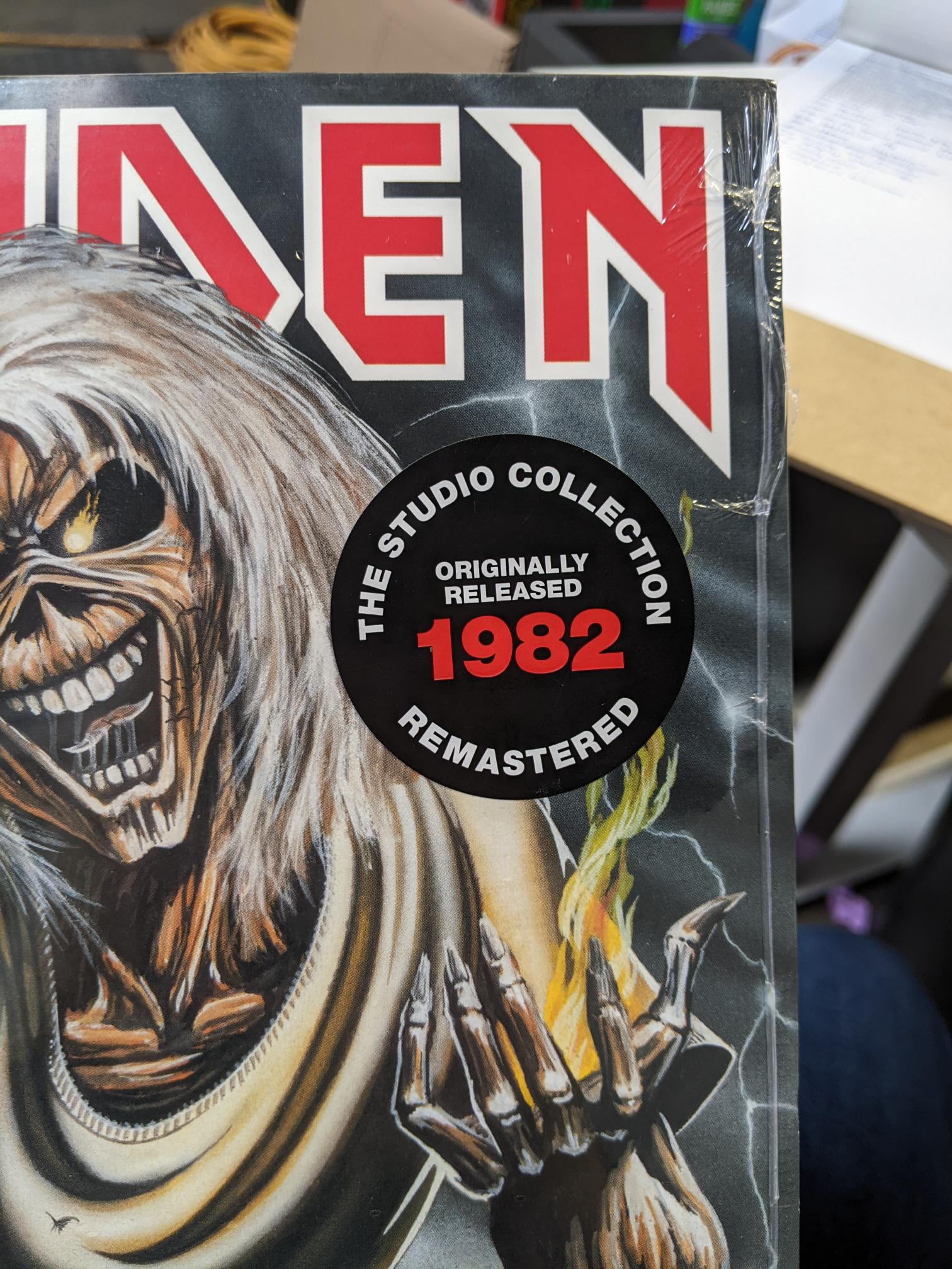 IRON MAIDEN 'NUMBER OF THE BEAST' LP - REMASTERED - Image 2