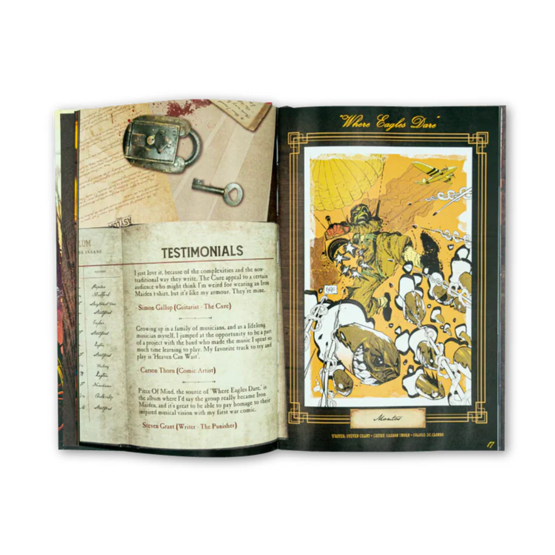 IRON MAIDEN: PIECE OF MIND HARDCOVER GRAPHIC NOVEL - Image 5