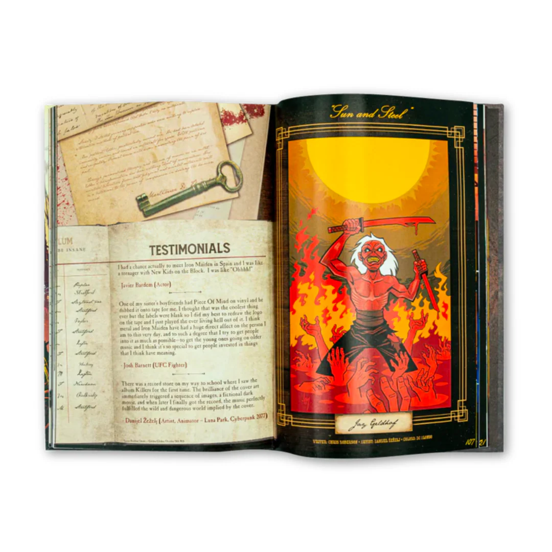 IRON MAIDEN: PIECE OF MIND HARDCOVER GRAPHIC NOVEL - Image 6