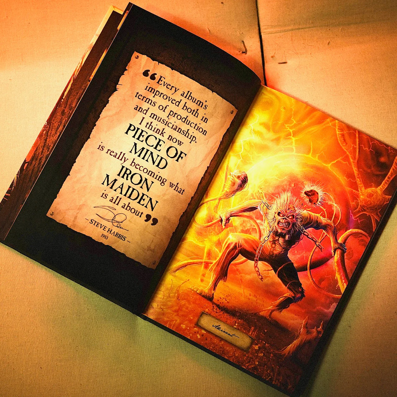 IRON MAIDEN: PIECE OF MIND HARDCOVER GRAPHIC NOVEL - EXCLUSIVE - LTD. 500 - Image 2
