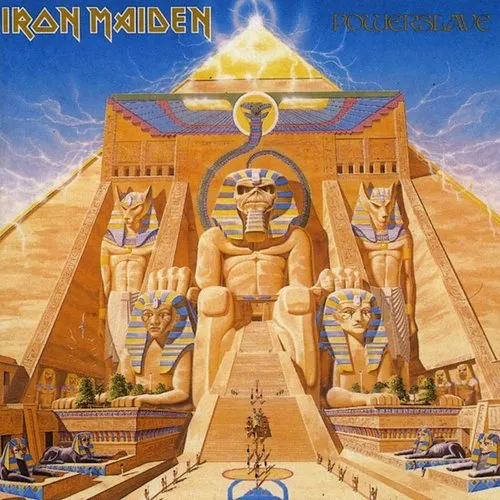 IRON MAIDEN 'POWERSLAVE' LP - 2015 REMASTER