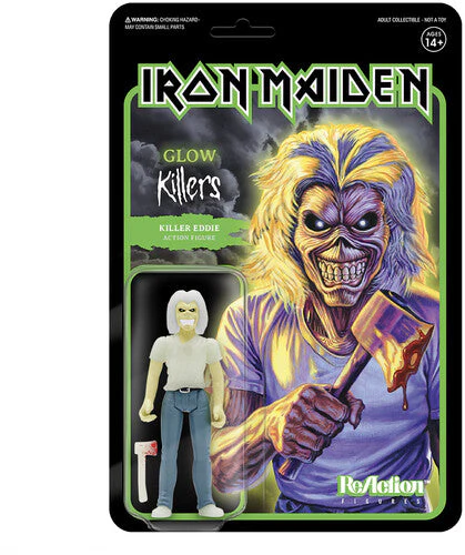 IRON MAIDEN REACTION FIGURE WAVE 1 - KILLER EDDIE - GLOW IN THE DARK - Image 2