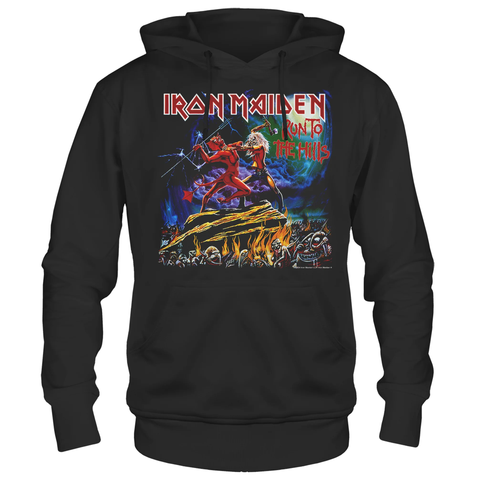 IRON MAIDEN RUN TO HILLS BLK HDY F/B
