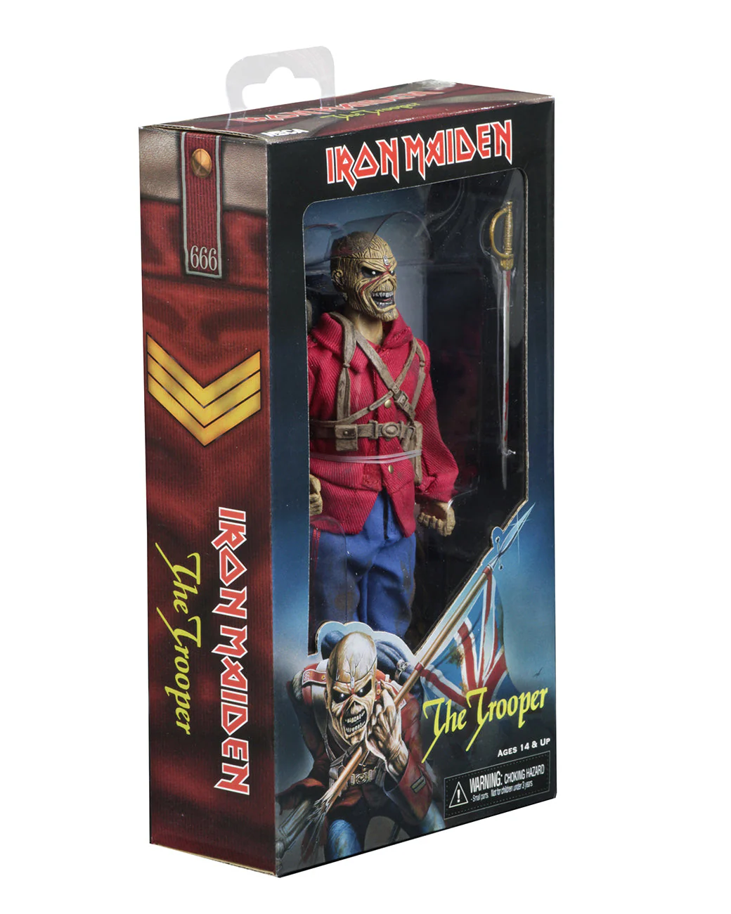 IRON MAIDEN - THE TROOPER EDDIE - 8" NECA CLOTHED FIGURE - Image 3