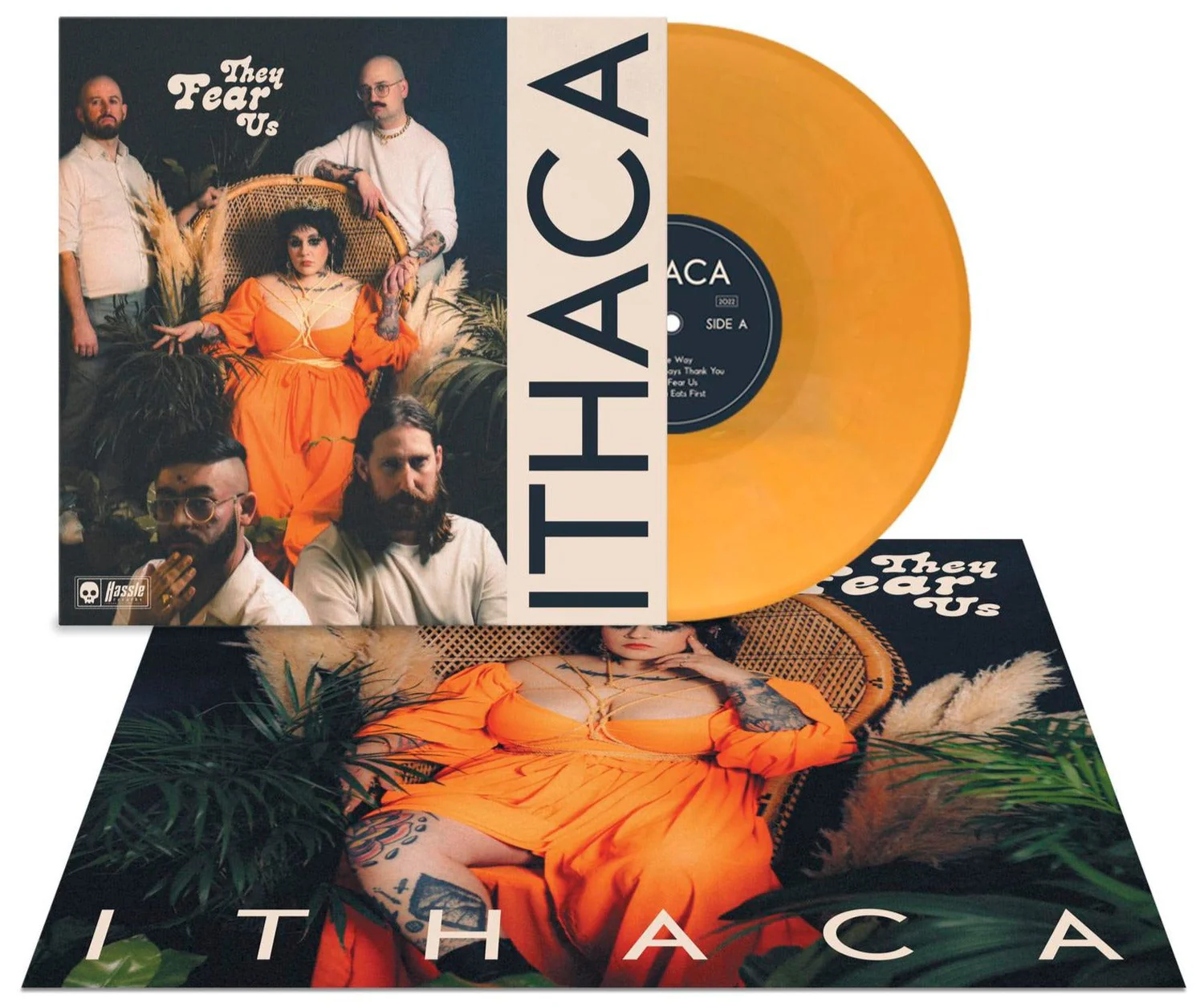 ITHACA 'THEY FEAR US' LP - PURPLE - Image 2