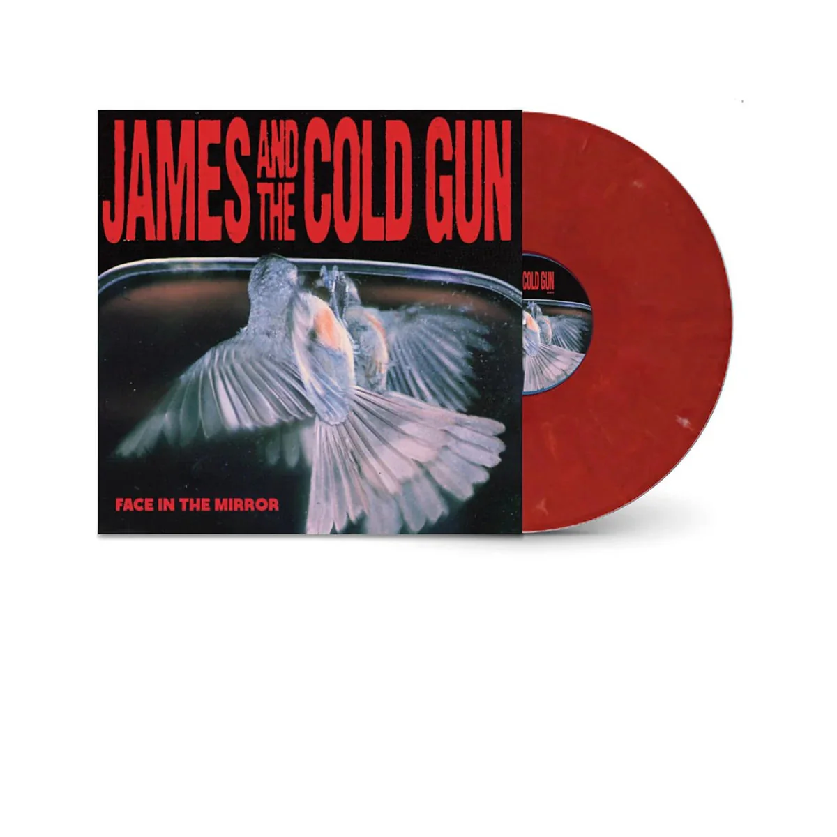 JAMES AND THE COLD GUN 'FACE IN THE MIRROR' LP - LTD. - CHERRY