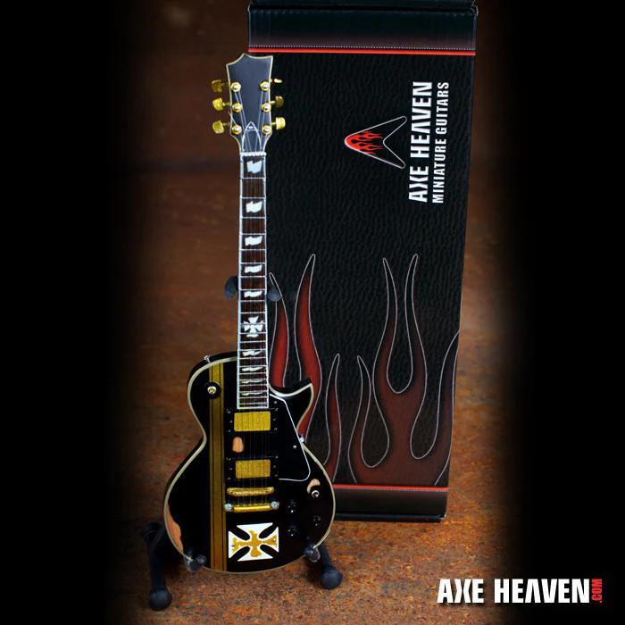 METALLICA - JAMES HETFIELD - SIGNATURE "MALTESE CROSS" MINI GUITAR