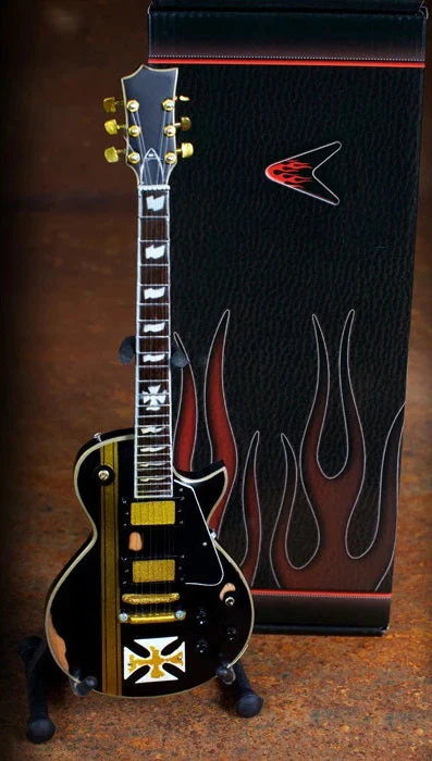 METALLICA - JAMES HETFIELD - SIGNATURE "MALTESE CROSS" MINI GUITAR - Image 2