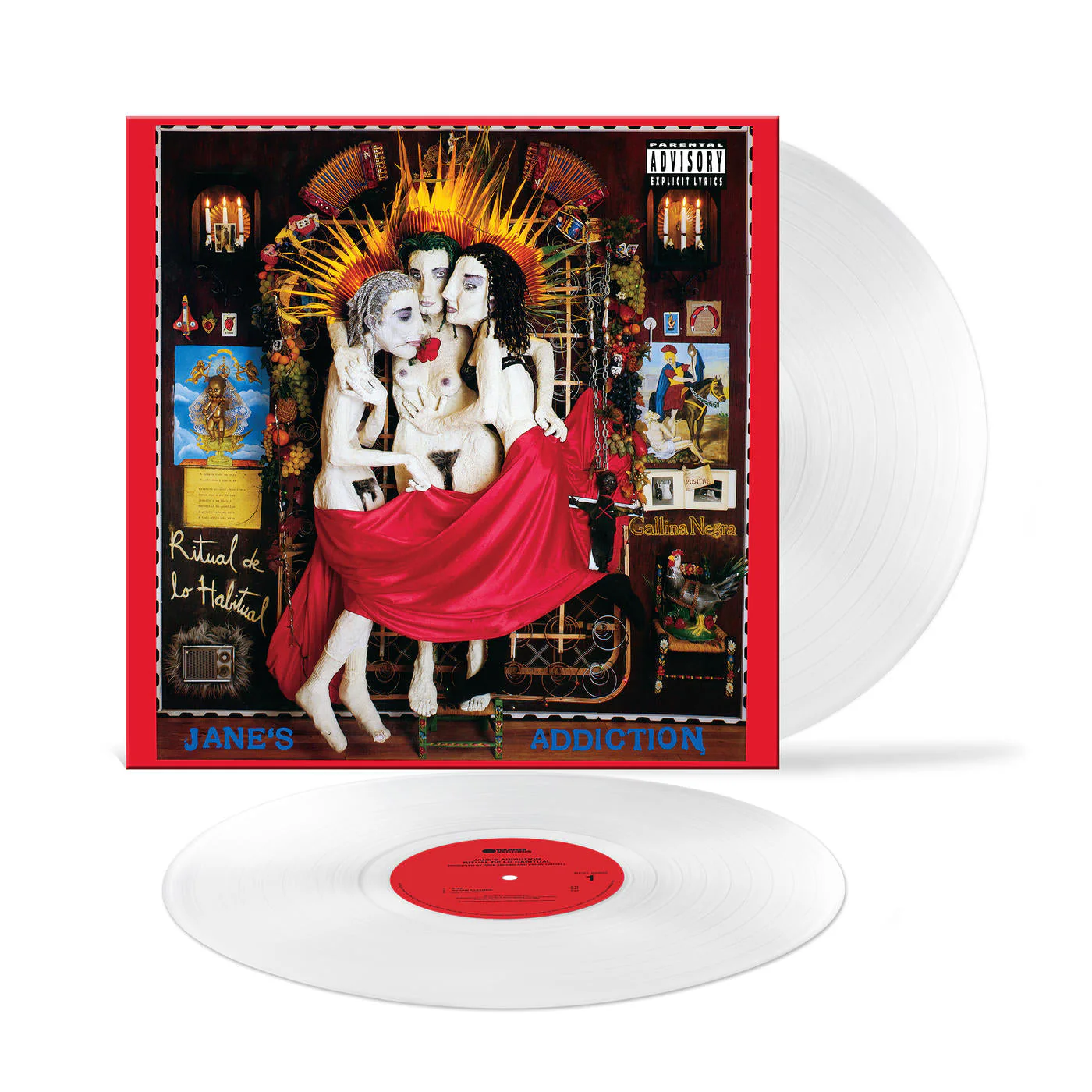 JANE'S ADDICTION 'RITUAL DE LO HABITUAL' 2LP - CLEAR/TRANSLUCENT PEARL