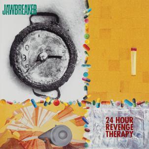 JAWBREAKER '24 HOUR REVENGE THERAPY' LP BLUE/BLACK SWIRL - Image 2