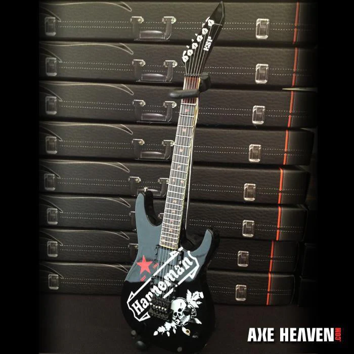 SLAYER - JEFF HANNEMAN - RED STAR SEIT TRIBUTE MINI GUITAR