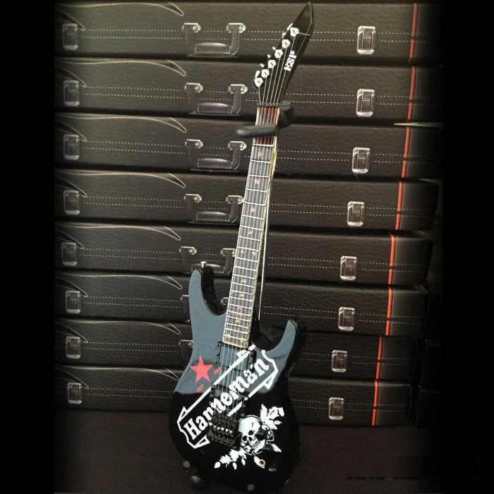 SLAYER - JEFF HANNEMAN - RED STAR SEIT TRIBUTE MINI GUITAR - Image 2