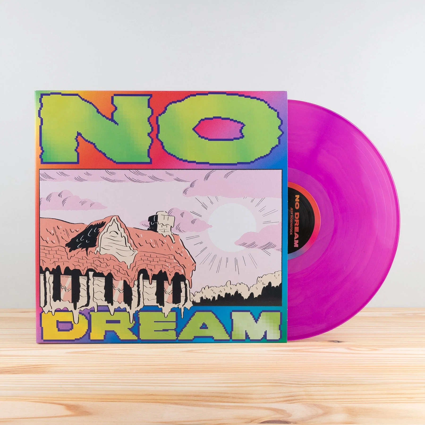 JEFF ROSENSTOCK 'NO DREAM' LP - NEON PURPLE/MAGENTA MIX