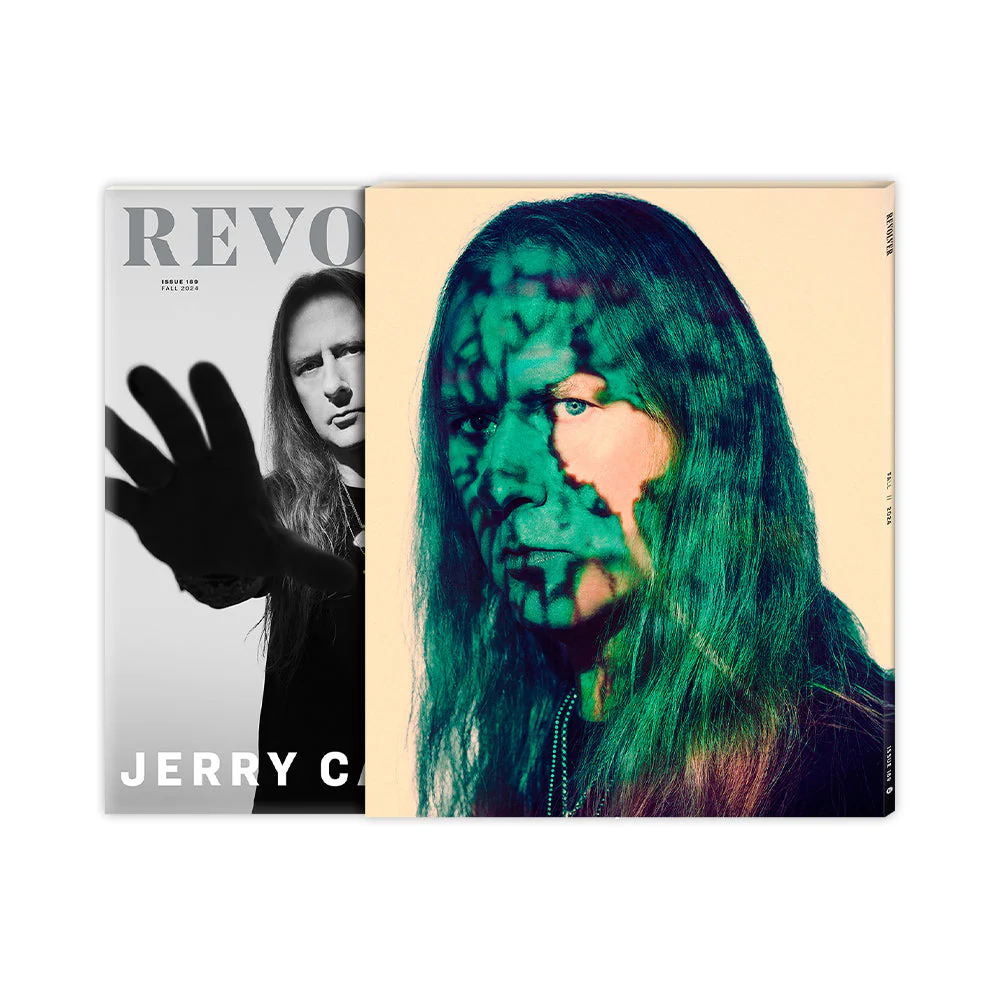 JERRY CANTRELL X REVOLVER BUNDLE - REVOLVER FALL 2024 ISSUE IN NUMBERED SLIPCASE W/ SIGNED 8"X10" & ‘I WANT BLOOD’ 2LP - EXCLUSIVE - LTD. 500 - CLEAR/RED/WHITE/SPLATTER - Image 4