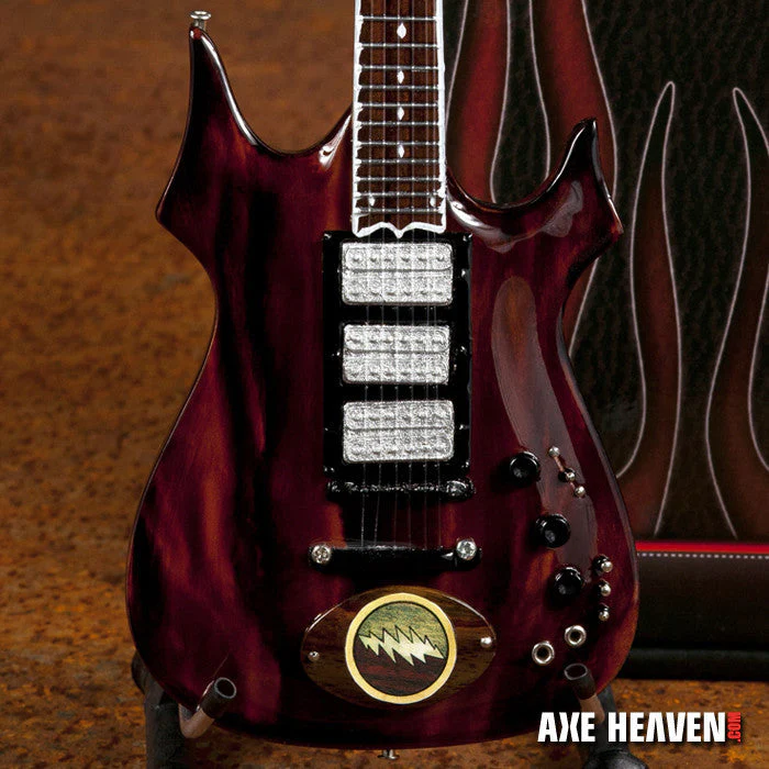 JERRY GARCIA™ LIGHTNING BOLT TRIBUTE MINI GUITAR REPLICA - OFFICIALLY LICENSED - Image 2