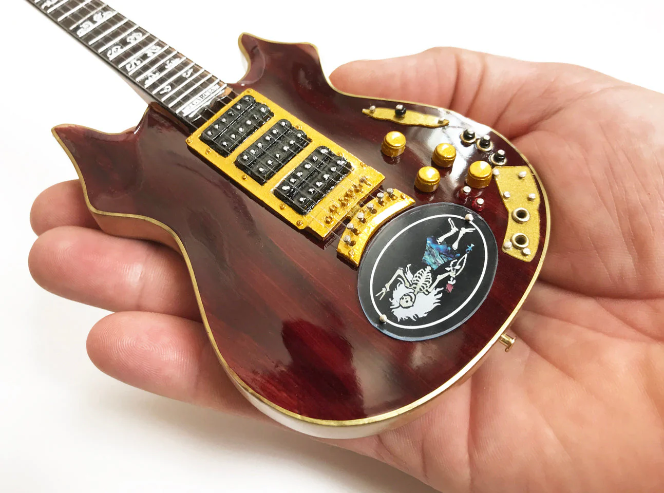 JERRY GARCIA™ ROSEBUD™ TRIBUTE MINI GUITAR REPLICA - OFFICIALLY LICENSED - Image 5