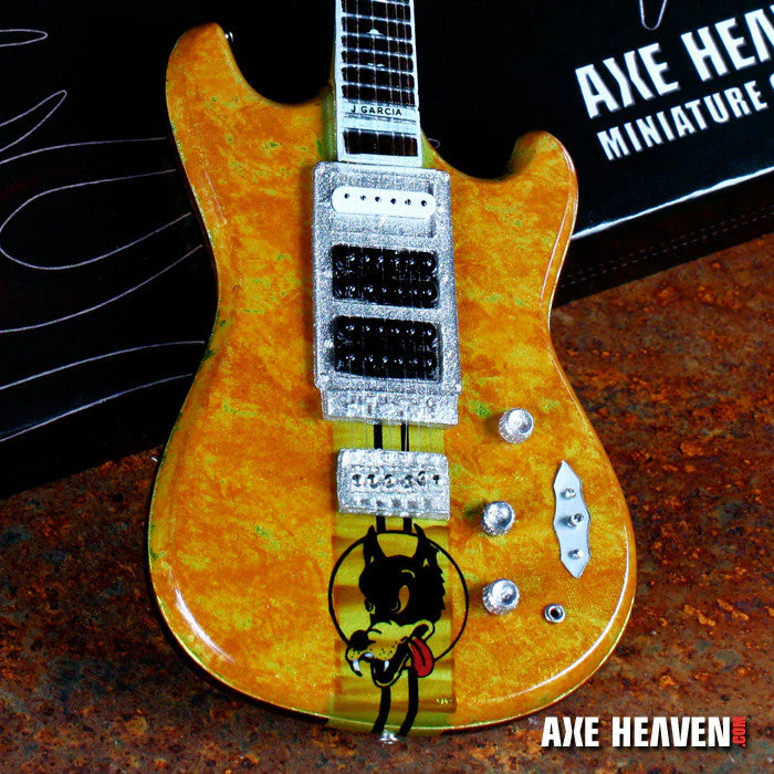 JERRY GARCIA™ WOLF™ TRIBUTE MINI GUITAR REPLICA - OFFICIALLY LICENSED - Image 3