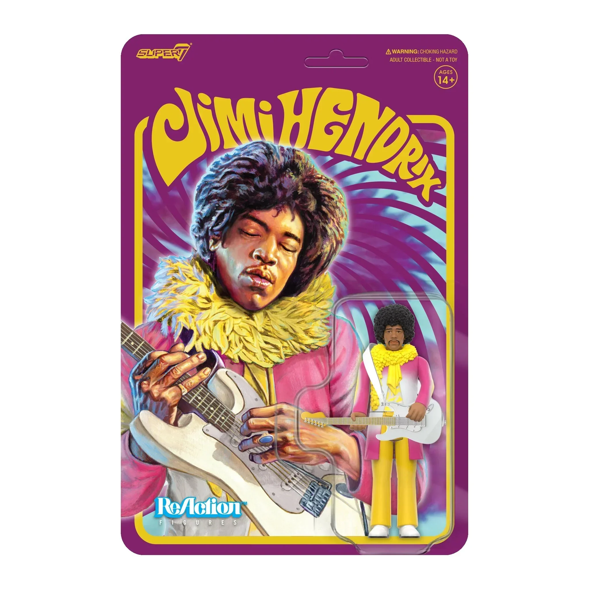 JIMI HENDRIX REACTION FIGURE - REVERSE ALBUM COVERS