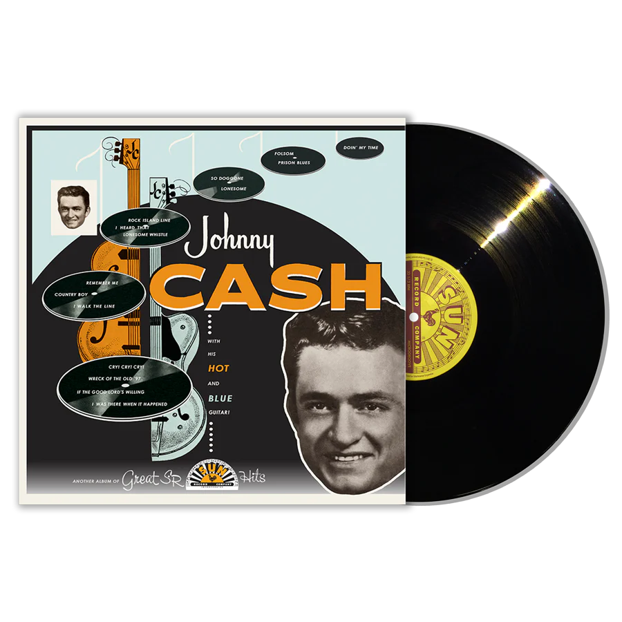 JOHNNY CASH 'WITH HIS HOT AND BLUE GUITAR' LP - Image 2
