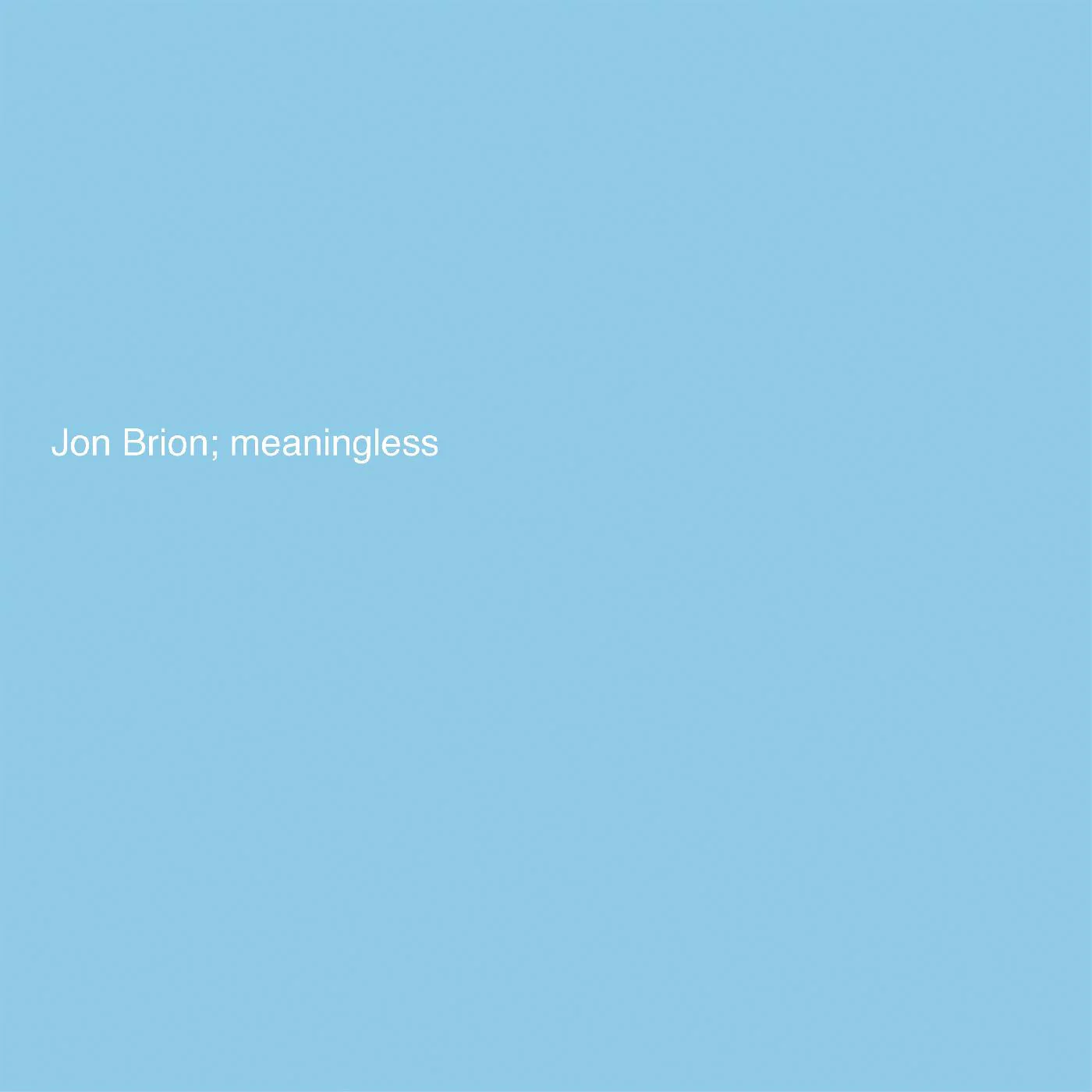 JON BRION 'MEANINGLESS' LP - BABY BLUE