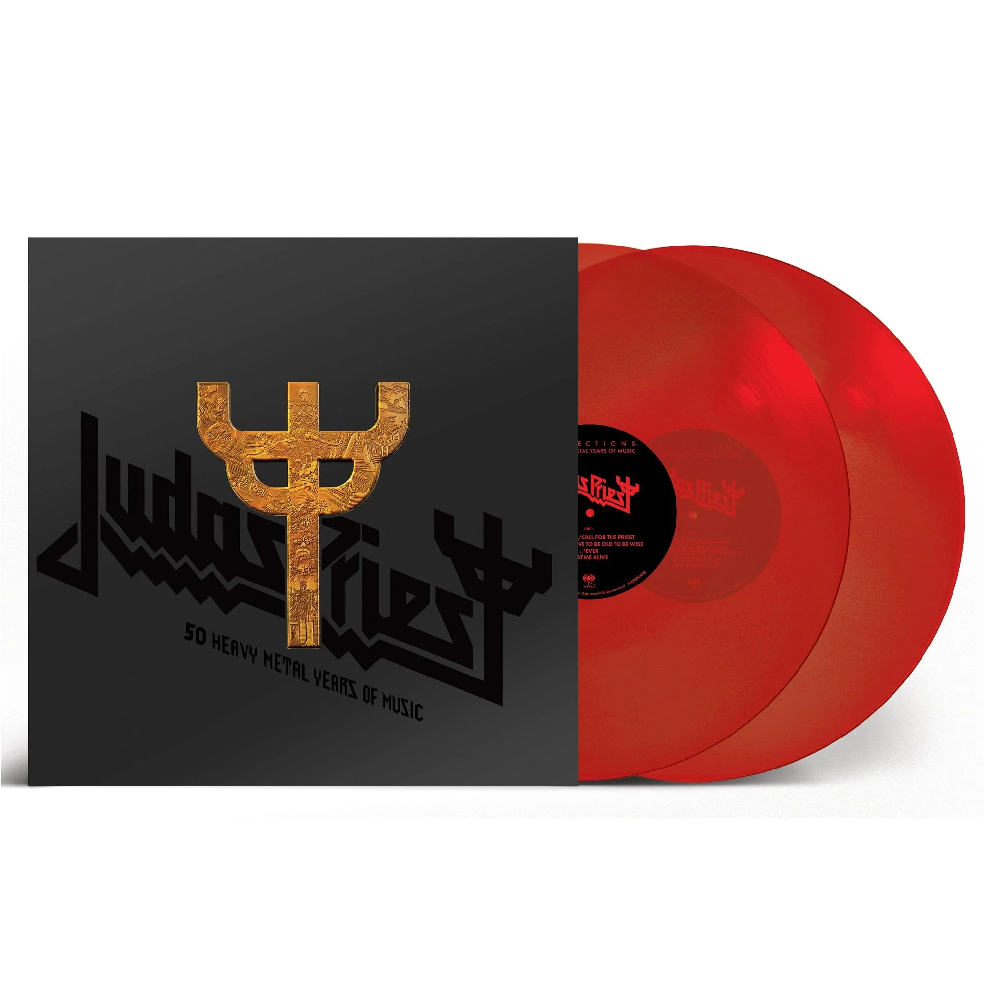 JUDAS PRIEST 'REFLECTIONS: 50 HEAVY METAL YEARS OF MUSIC' 2LP - RED - Image 2