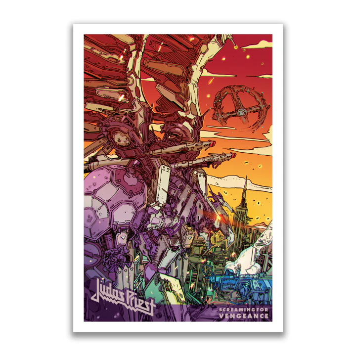 JUDAS PRIEST 'SCREAMING FOR VENGEANCE' GRAPHIC NOVEL SUPER DELUXE EDITION - Image 7