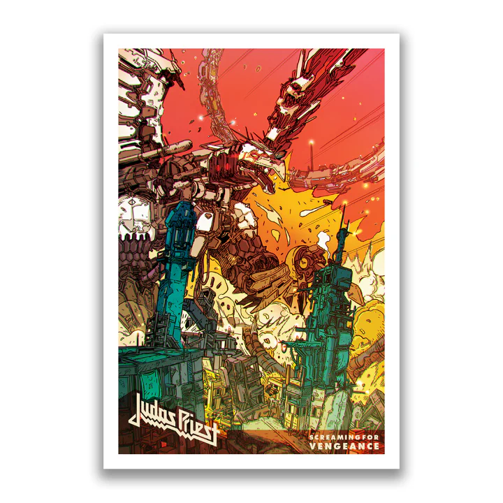JUDAS PRIEST 'SCREAMING FOR VENGEANCE' GRAPHIC NOVEL SUPER DELUXE EDITION - Image 9