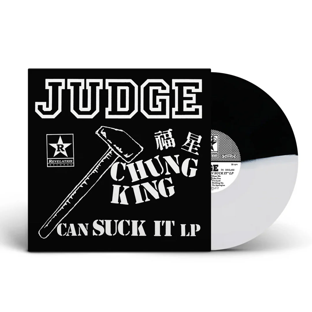 JUDGE 'CHUNK KING CAN SUCK IT' LP - BLACK/WHITE