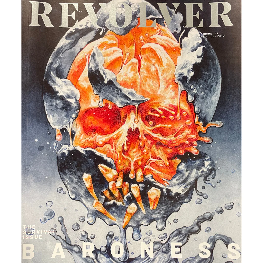REVOLVER JUNE/JULY 2019 SURVIVAL ISSUE FEATURING BARONESS - ORANGE SKULL