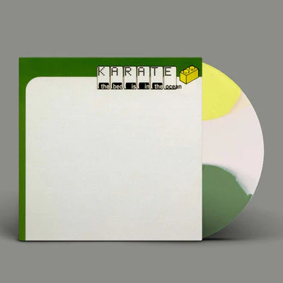 KARATE 'THE BED IS IN THE OCEAN' LP - LEGO TRICOLOR