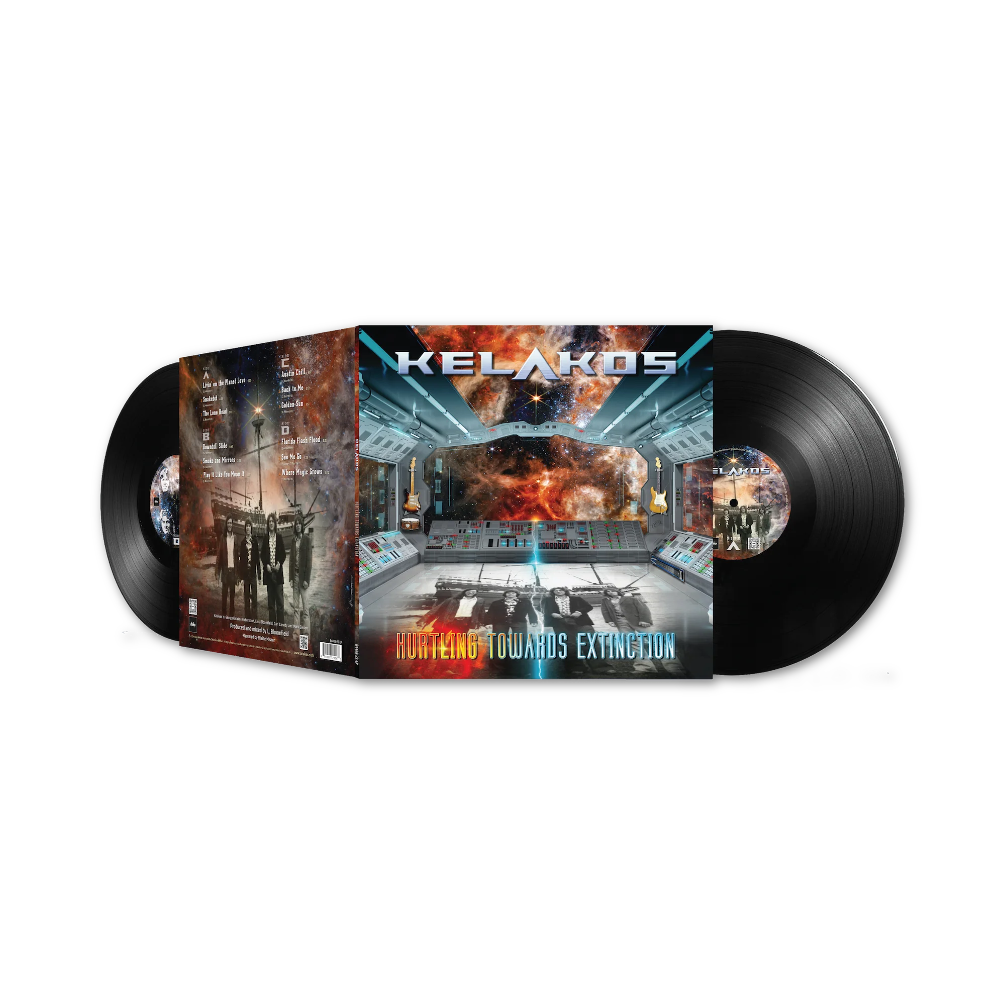KELAKOS 'HURTLING TOWARDS EXTINCTION' 2LP + 18" x 24" POSTER - Image 3