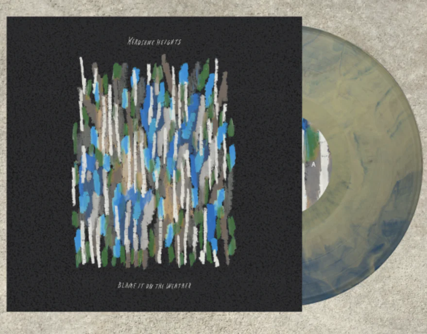 KEROSENE HEIGHTS 'BLAME IT ON THE WEATHER' LP - BONE BLUE SMASH