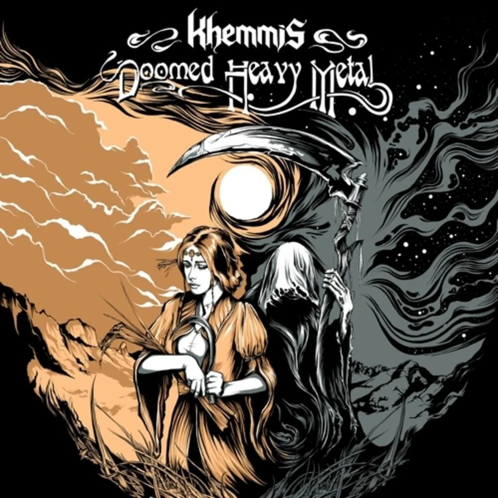 KHEMMIS 'DOOMED HEAVY METAL' LP - WHITE/ULTRACLEAR/BALCK/BEER/SILVER/SPLATTER - Image 2