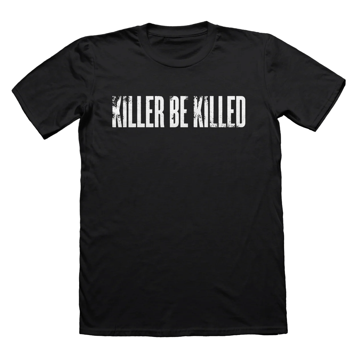 KILLER BE KILLED LOGO ON BLACK - T-SHIRT