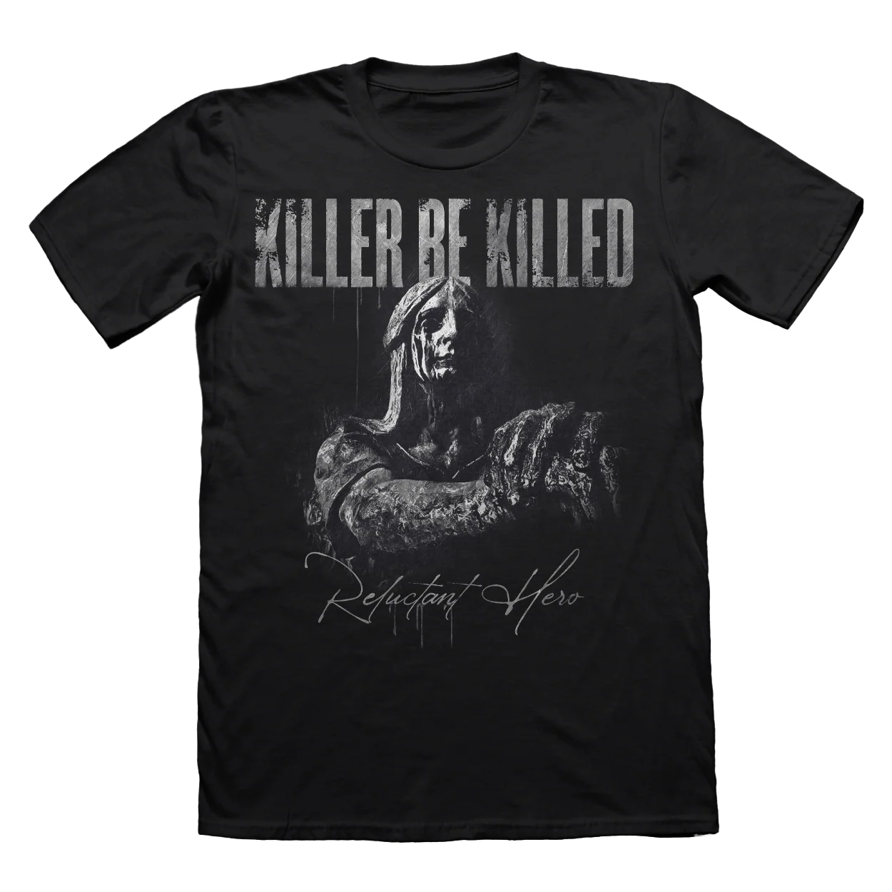 KILLER BE KILLED 'RELUCTANT HERO' GRAY - T-SHIRT