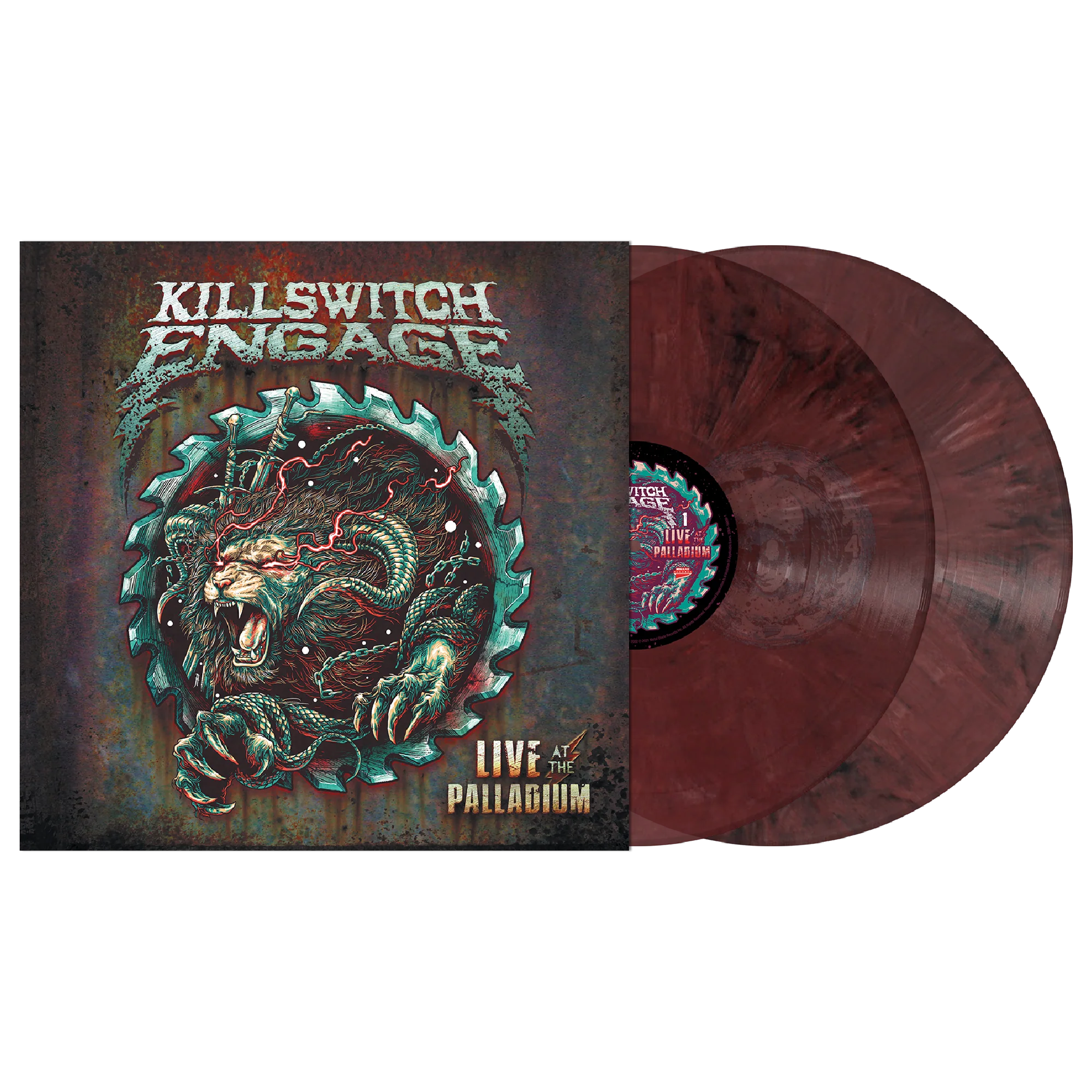 KILLSWITCH ENGAGE 'LIVE AT THE PALLADIUM' 2LP - BURGUNDY/RED/MARBLE