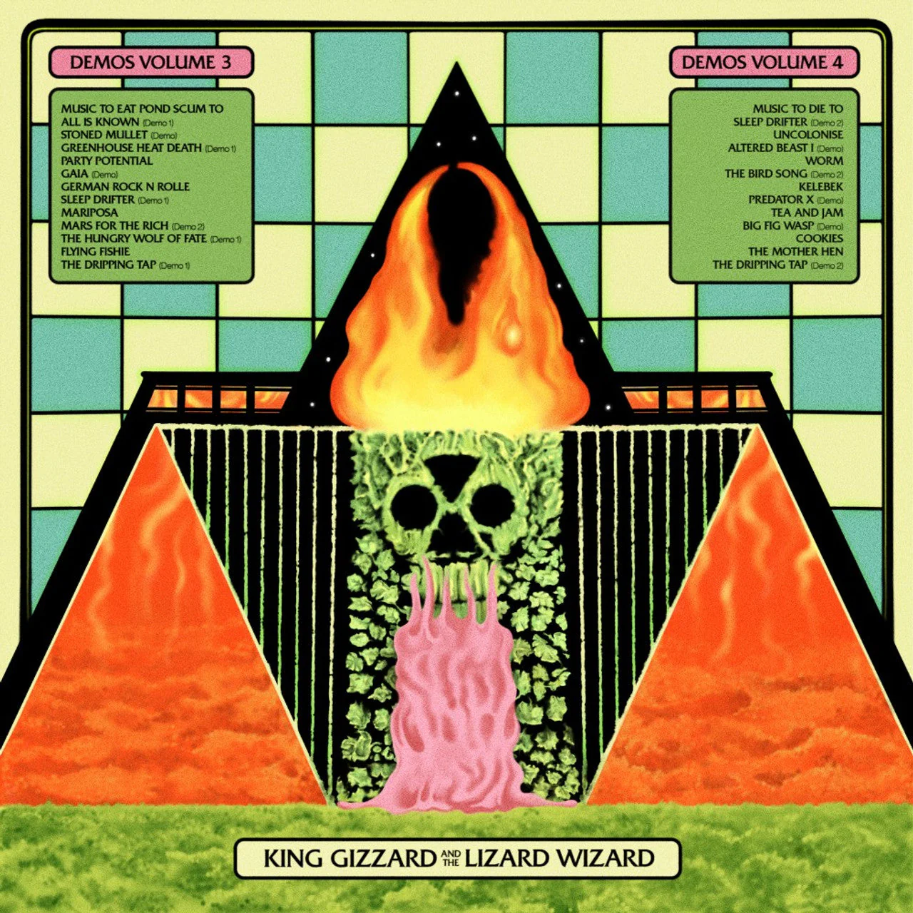 KING GIZZARD & THE LIZARD WIZARD 'DEMOS VOL. 3 + VOL. 4' 2LP - DEAD POND SCUM - Image 2